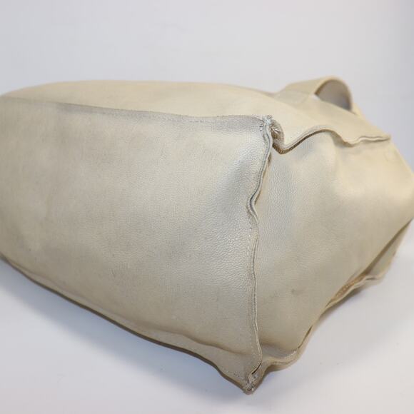 Tagliovivo Doctor Bag White Leather Handmade in Italy - Picture 4 of 8